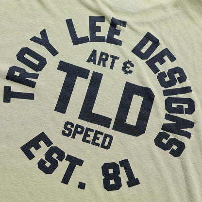 Maillot TROY LEE DESIGNS SKYLINE RIDE STAMPS Manches Courtes Sage