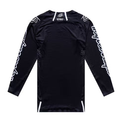 Maillot TROY LEE DESIGNS SPRINT ULTRA MONO Manches Longues Noir