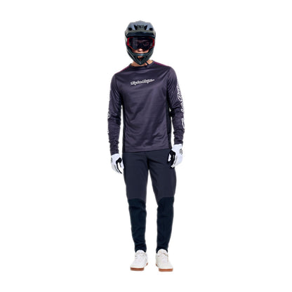 Maillot TROY LEE DESIGNS STAGE SIGNATURE Manches Longues Carbon