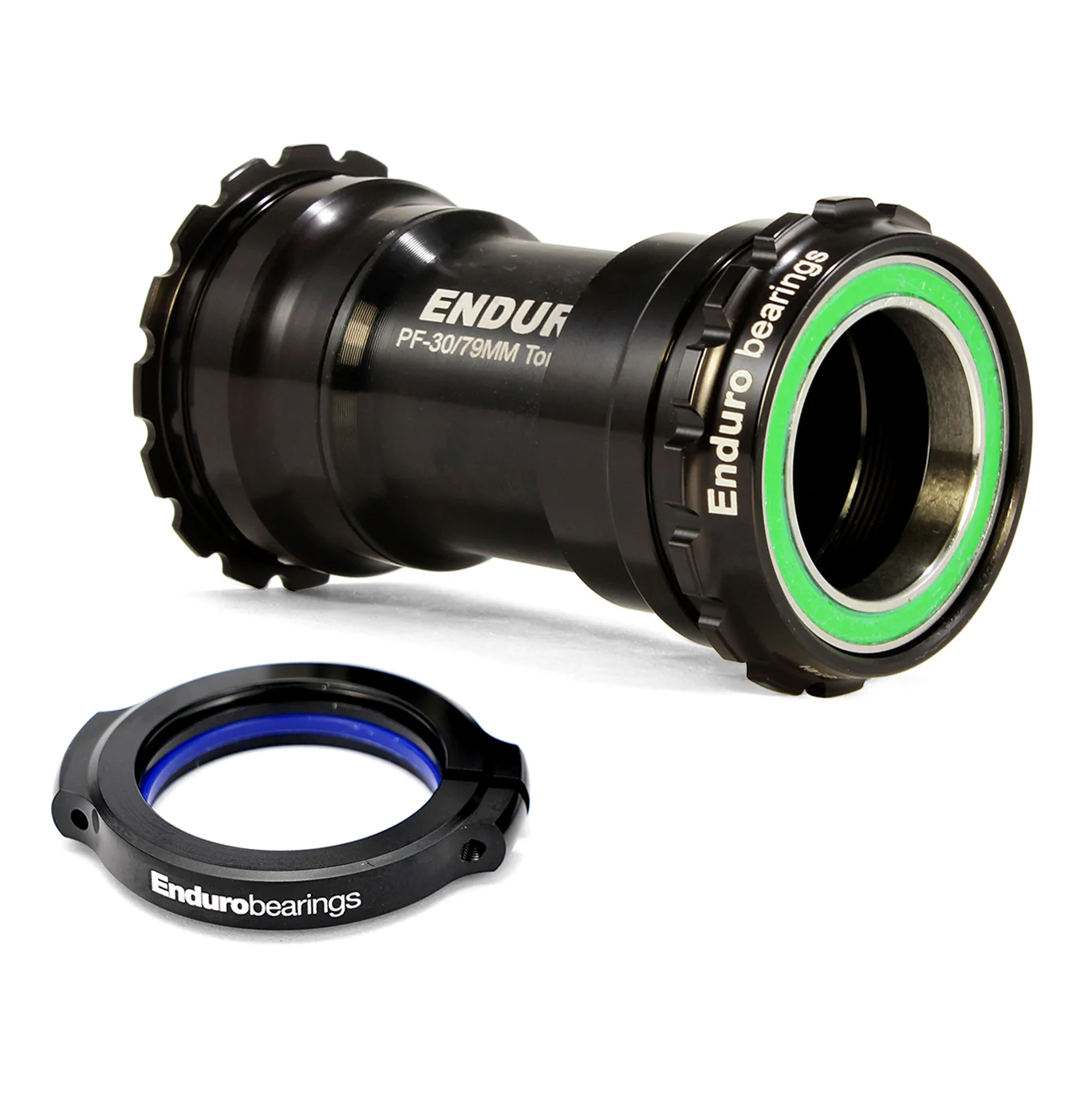ENDURO BEARINGS TorqTite BBright Bundbeslag 30 mm aksel Rustfrit stål Sort