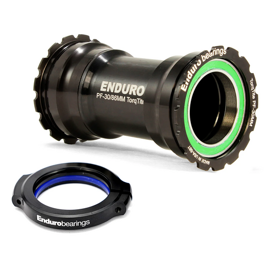 ENDURO BEARINGS TorqTite BB386 Wspornik dolny z osią 30 mm - XD-15 Pro - czarny