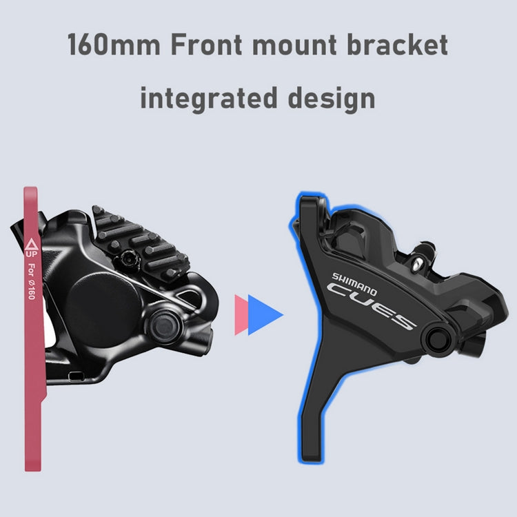 SHIMANO CUES U6030 Podwójny płaski zacisk bez lewej dźwigni i zacisku przedniego