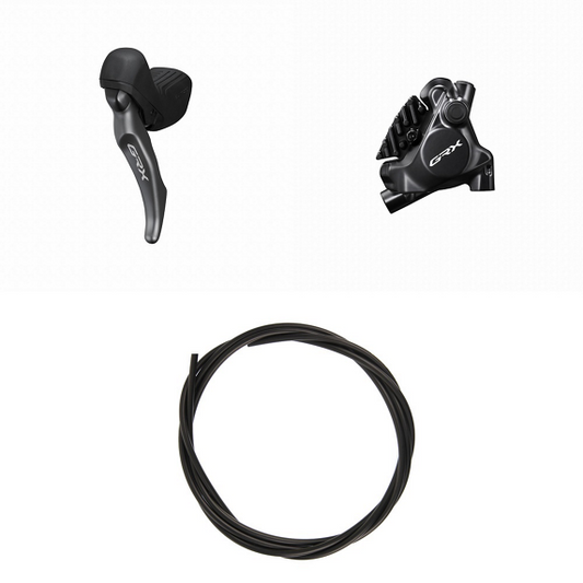 Levier Gauche Mono et Étrier Avant SHIMANO GRX ST-RX820-LA + BR-RX820 Flat Mount