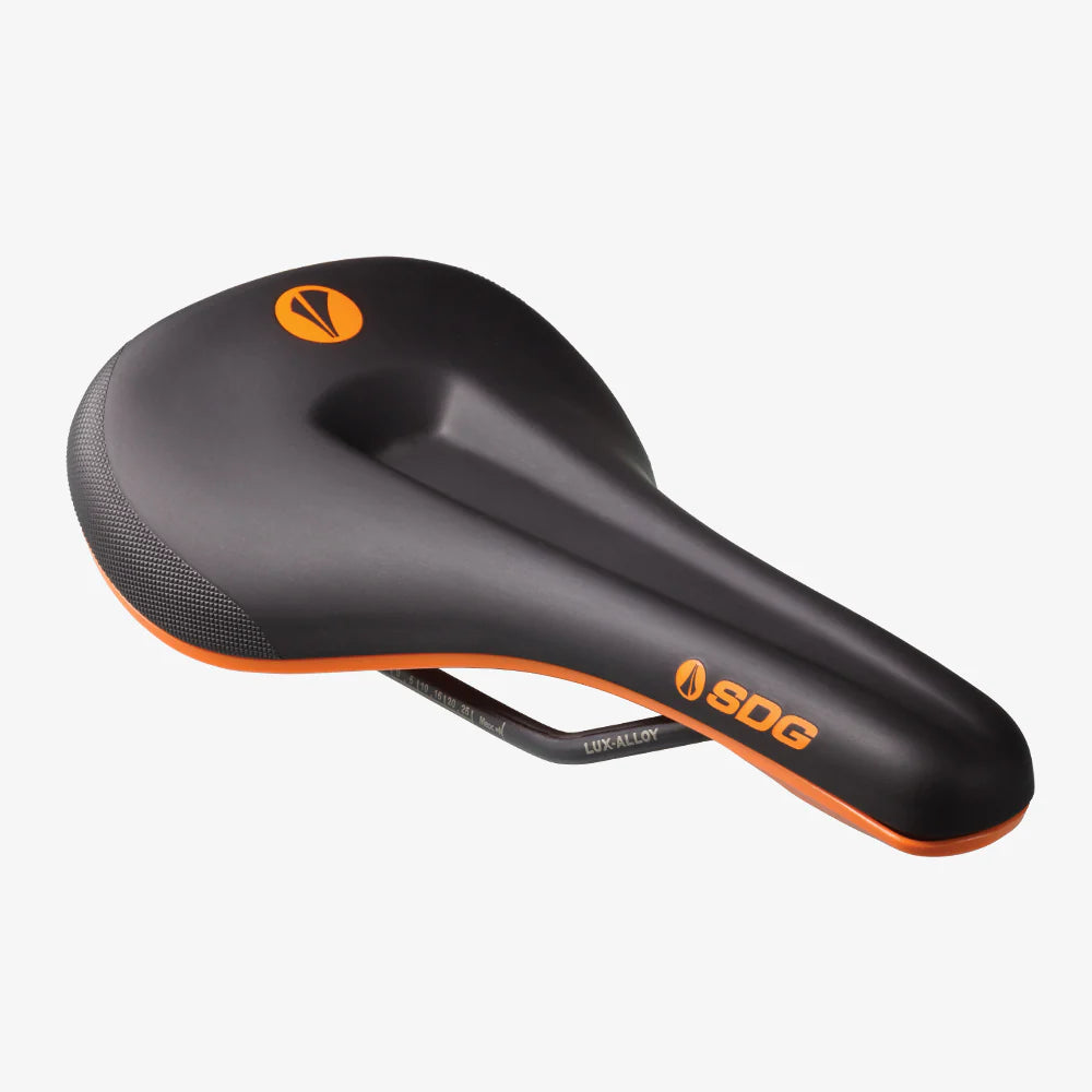 Selle SDG BEL-AIR V3 MAX Rails Lux-Alloy Noir/Orange