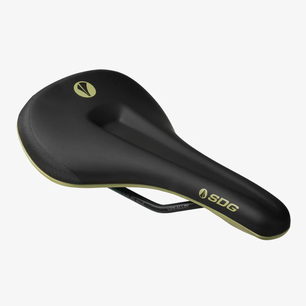 Selle SDG BEL-AIR V3 MAX Rails Lux-Alloy Noir/Vert