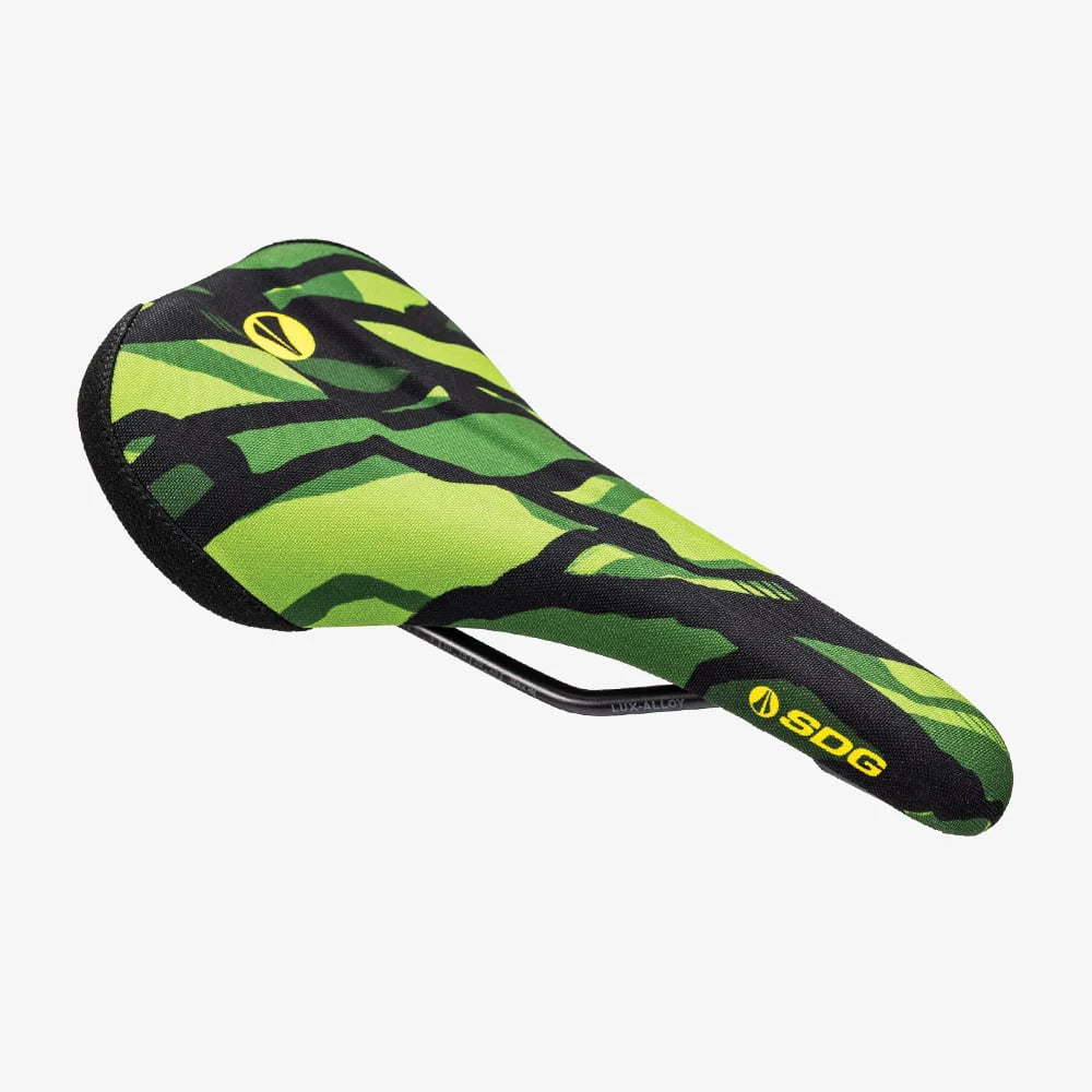 Selle SDG BEL-AIR V3 TERRA FIRMA Rails Lux Alloy Camo Vert