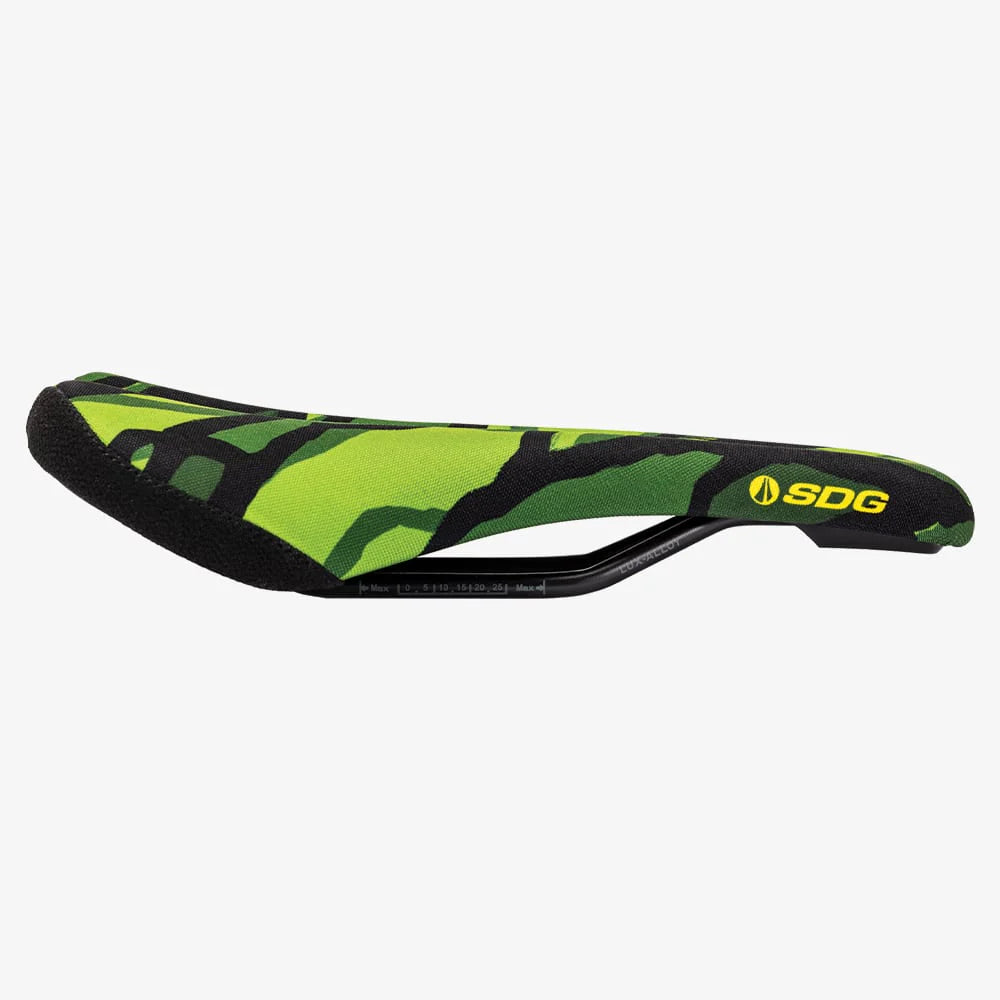 Selle SDG BEL-AIR V3 TERRA FIRMA Rails Lux Alloy Camo Vert