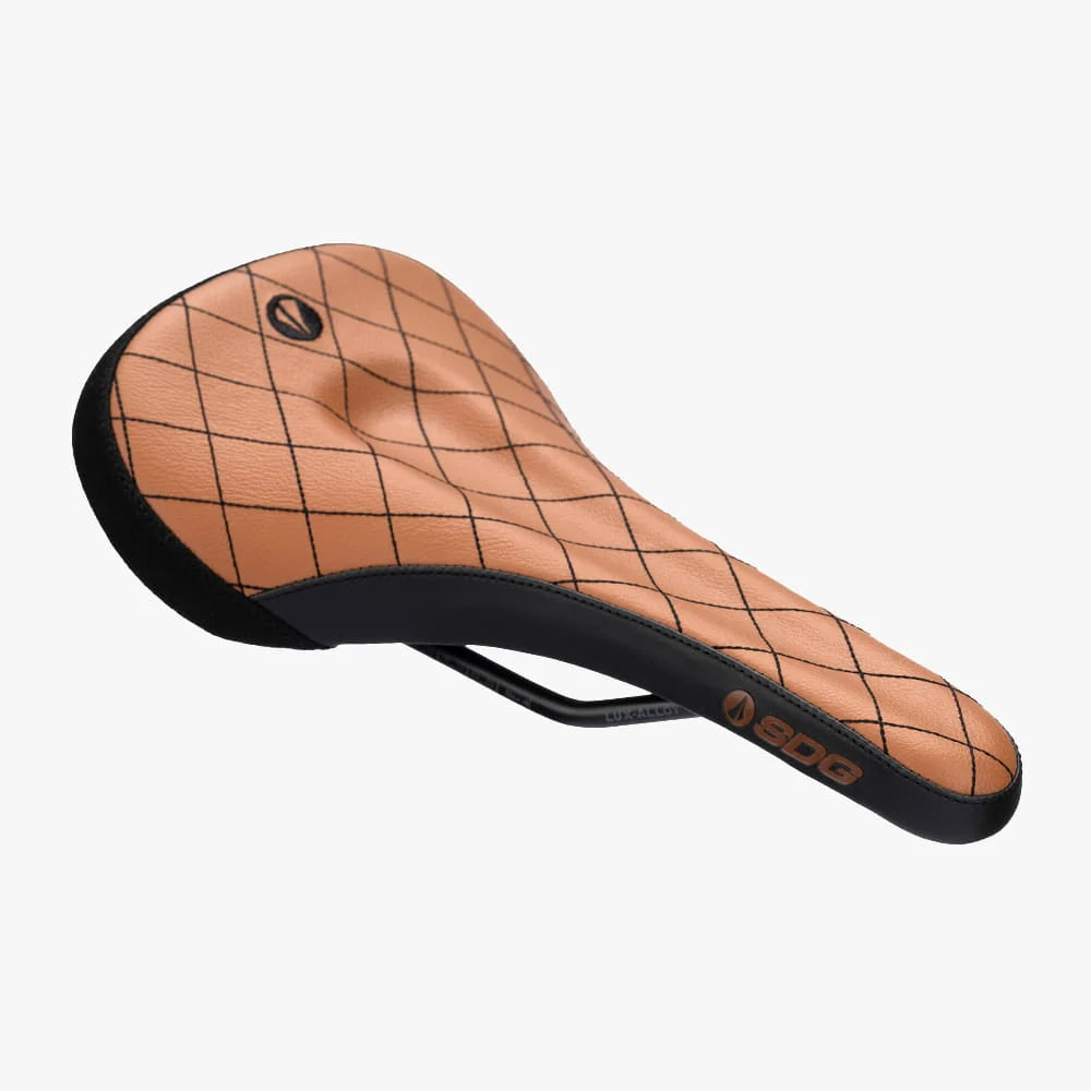 Selle SDG BEL-AIR V3 MAX Rails Lux-Alloy Marron Surpiqué