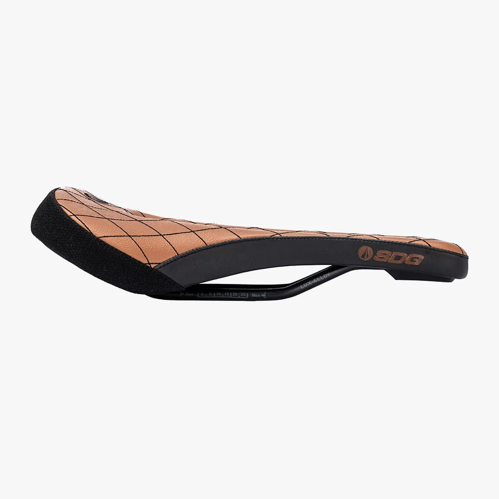 Selle SDG BEL-AIR V3 MAX Rails Lux-Alloy Marron Surpiqué