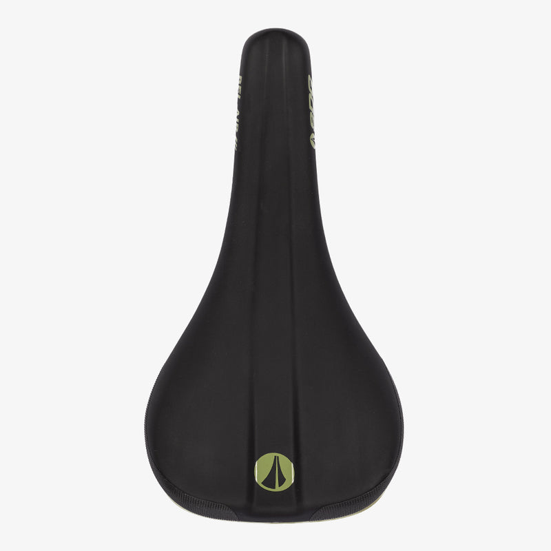 Selle SDG Bel-Air V3 Lux-Alloy olive, vue de dessus