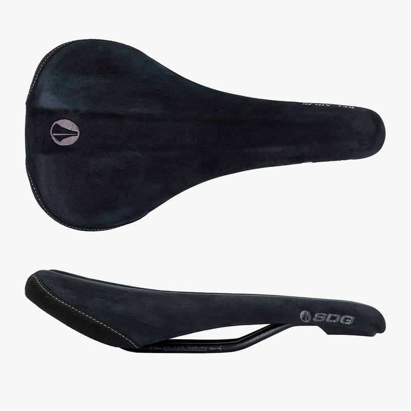 Selle SDG Bel-Air V3 Velura noire, vue générale