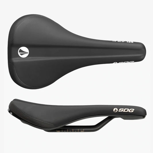 SDG BEL-AIR V3 Air Foam Rails ocelové sedlo černé