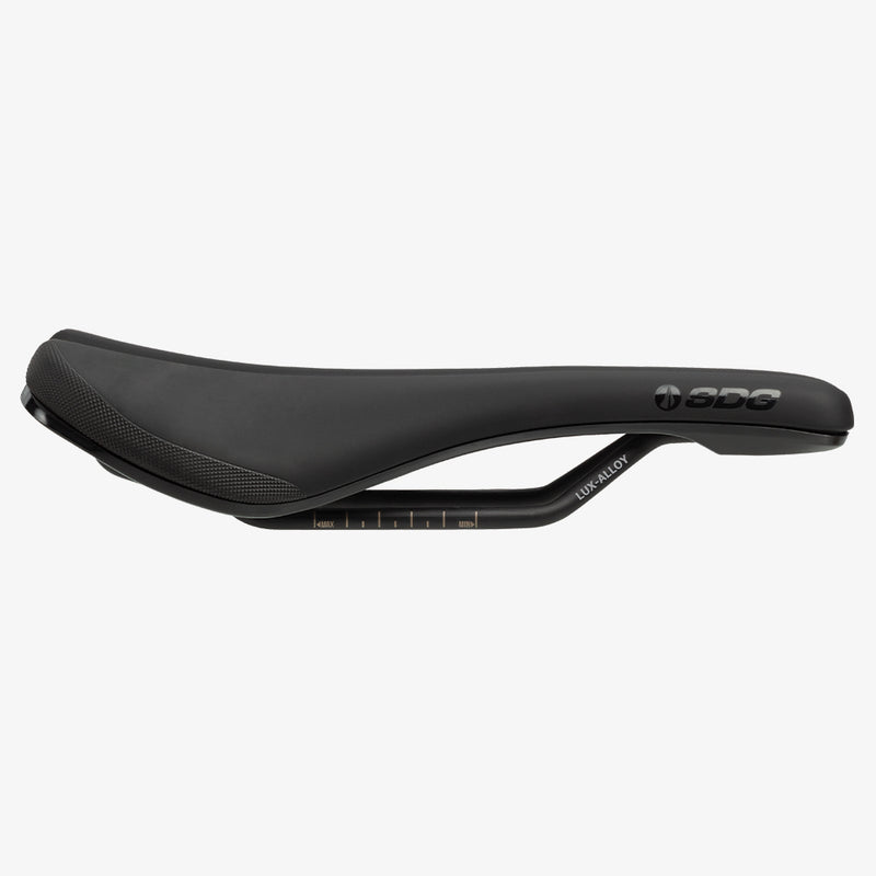 Selle SDG Bel-Air V3 Lux-Alloy noire, vue de profil