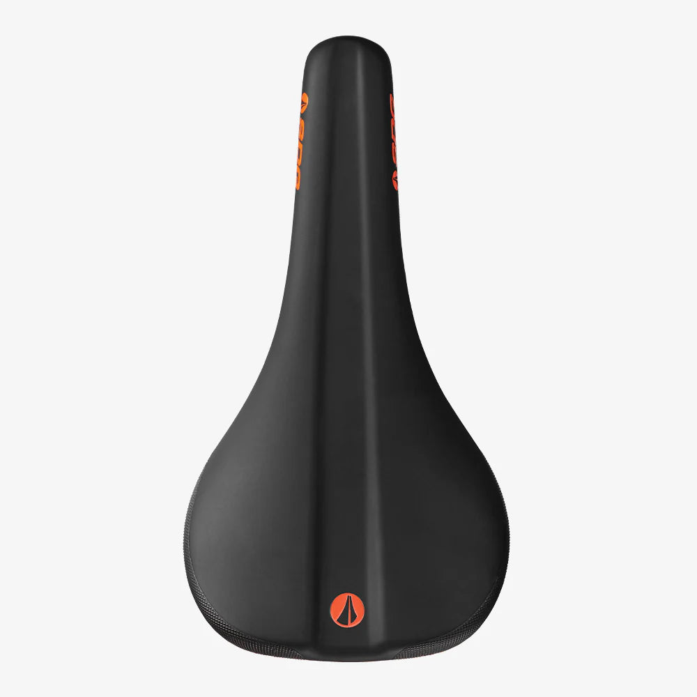 SDG Bell V3 Rails Lux alu-sadel sort/orange