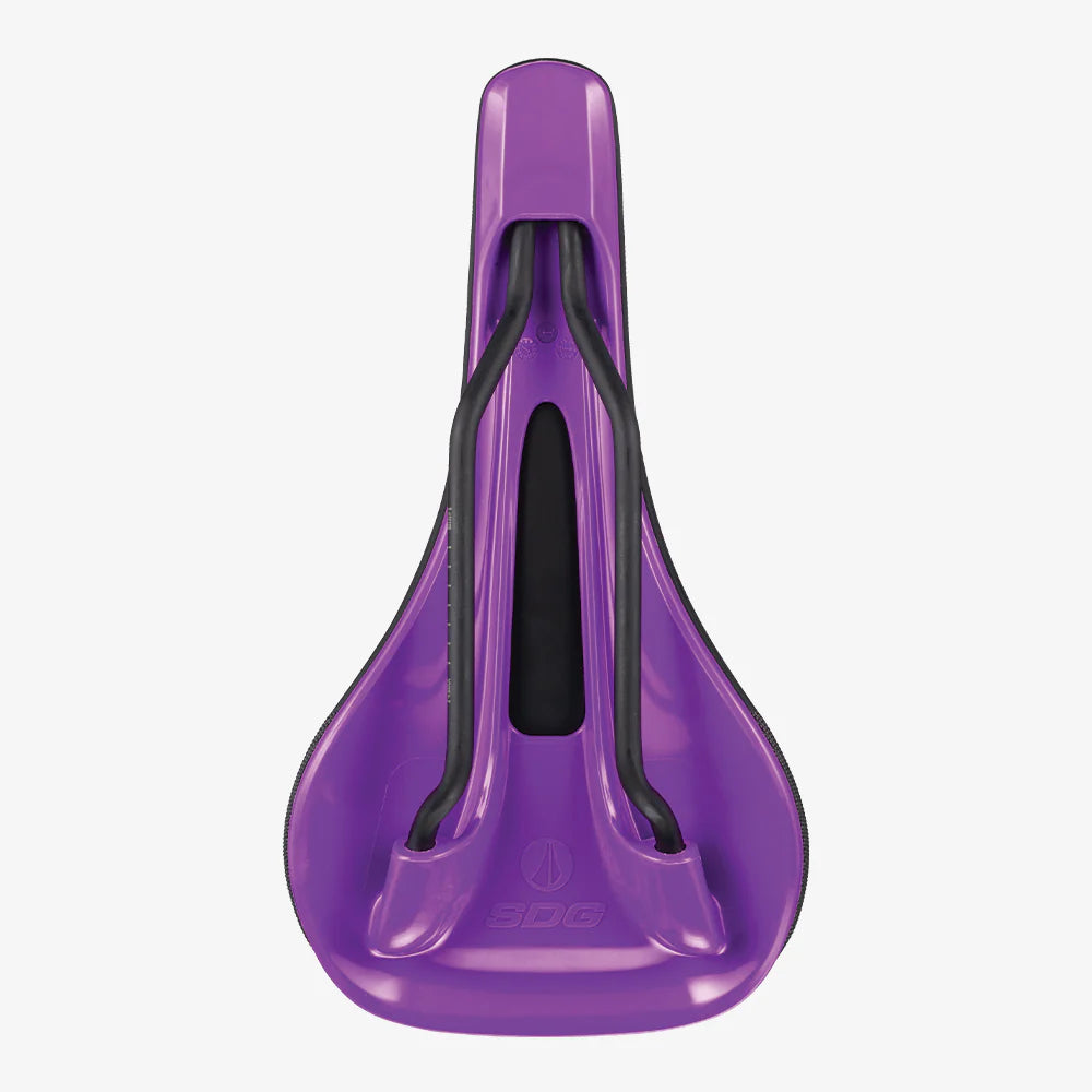 SDG Bell V3 Rails Lux alu-sadel sort/lilla