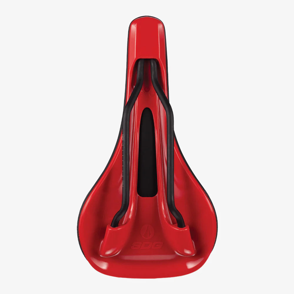 SDG Bell V3 Rails Lux Alloy Sedlo černá/červená