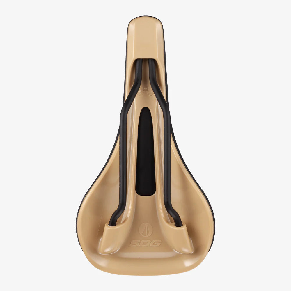 SDG Bell V3 Rails Lux alu-sadel Sort/Beige