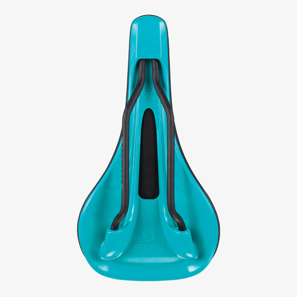 Siodełko SDG BEL-AIR V3 Rails Lux Alloy Black/Turquoise