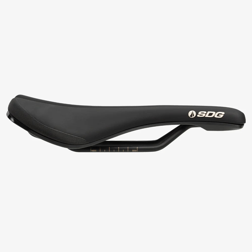 SDG BEL-AIR V3 Air Foam Rails ocelové sedlo černé