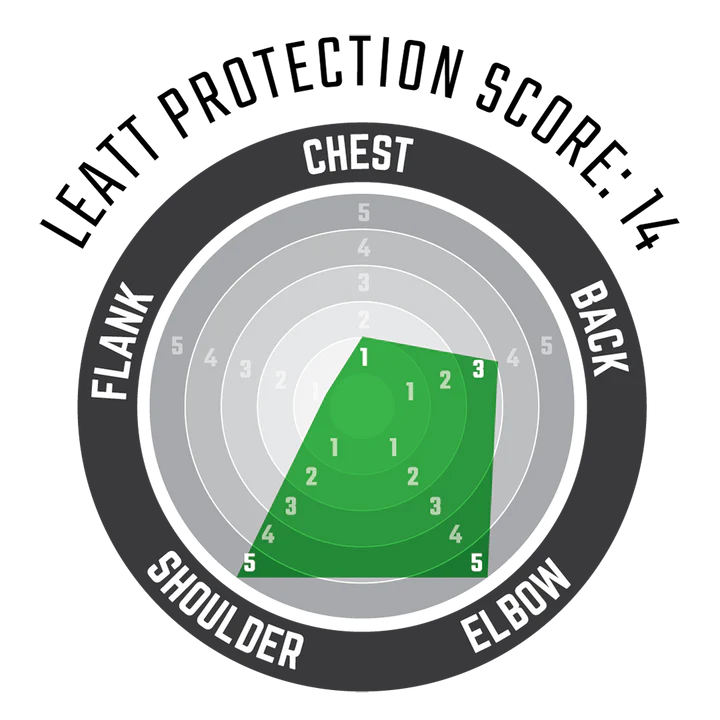 LEATT REAFLEX STEALTH Beskyttelsesvest Sort