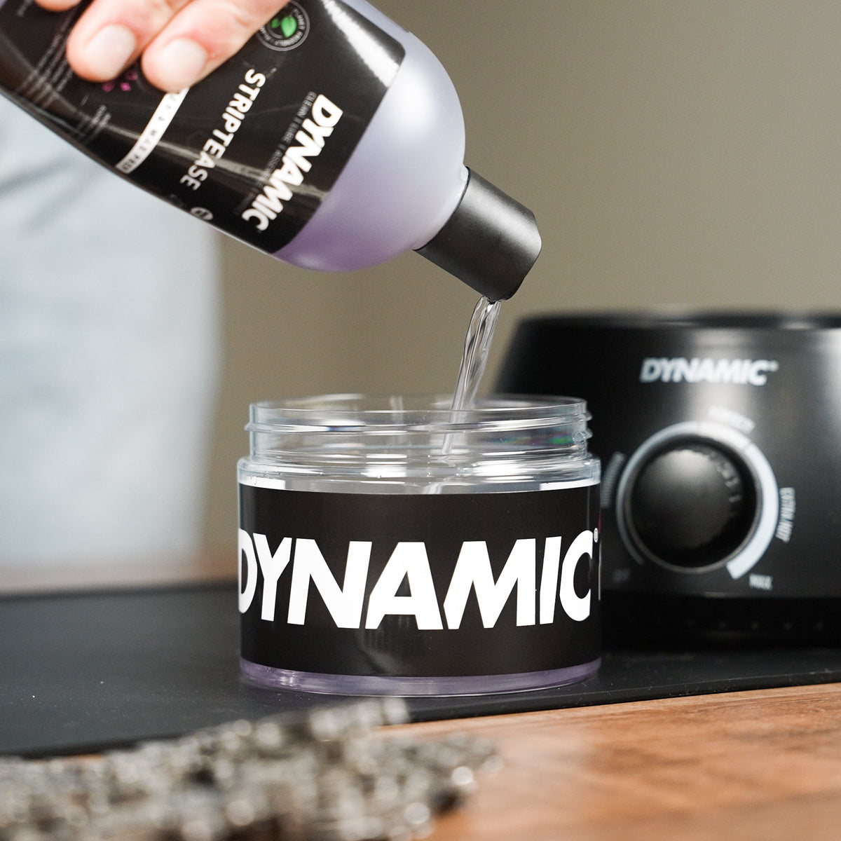 DYNAMIC SHAKE-IT-OFF en utilisation