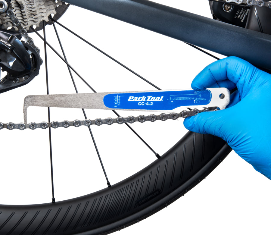 Park Tool CC-4.2 en mesure sur un vélo route