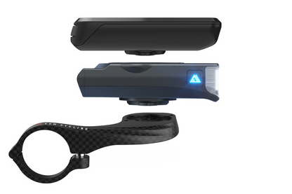 Support de Cintre pour GPS GARMIN KOM CYCLING Bleu Clair