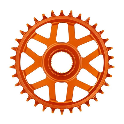 Plateau Mono E-THIRTEEN HELIX RACE E-SPEC 11/12V Direct Mount Bosch Gen4 Offset 13mm Orange