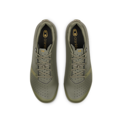Chaussures VTT XC/GRAVEL CRANKBROTHERS CANDY LACE Kaki — vue de dessus