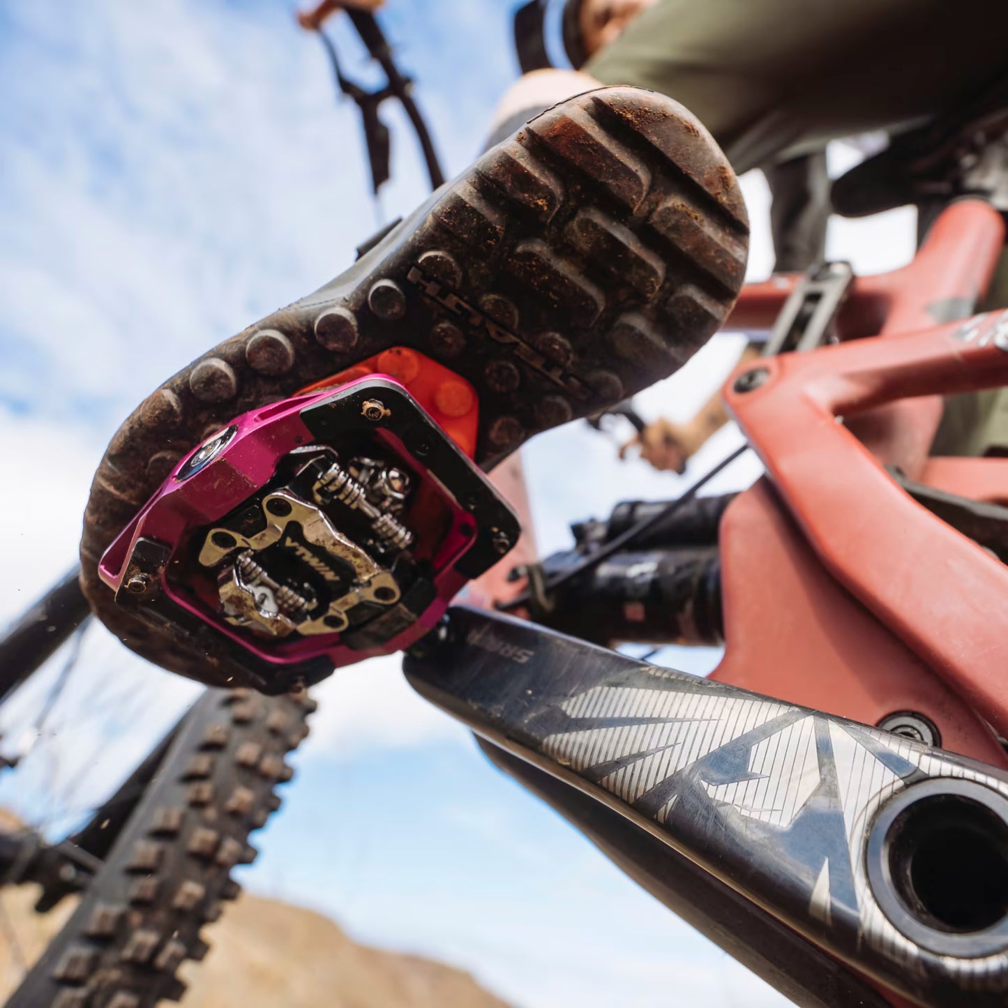 Five Ten TRAILCROSS CLIP-IN MTB-sko til kvinder Sort/Rød