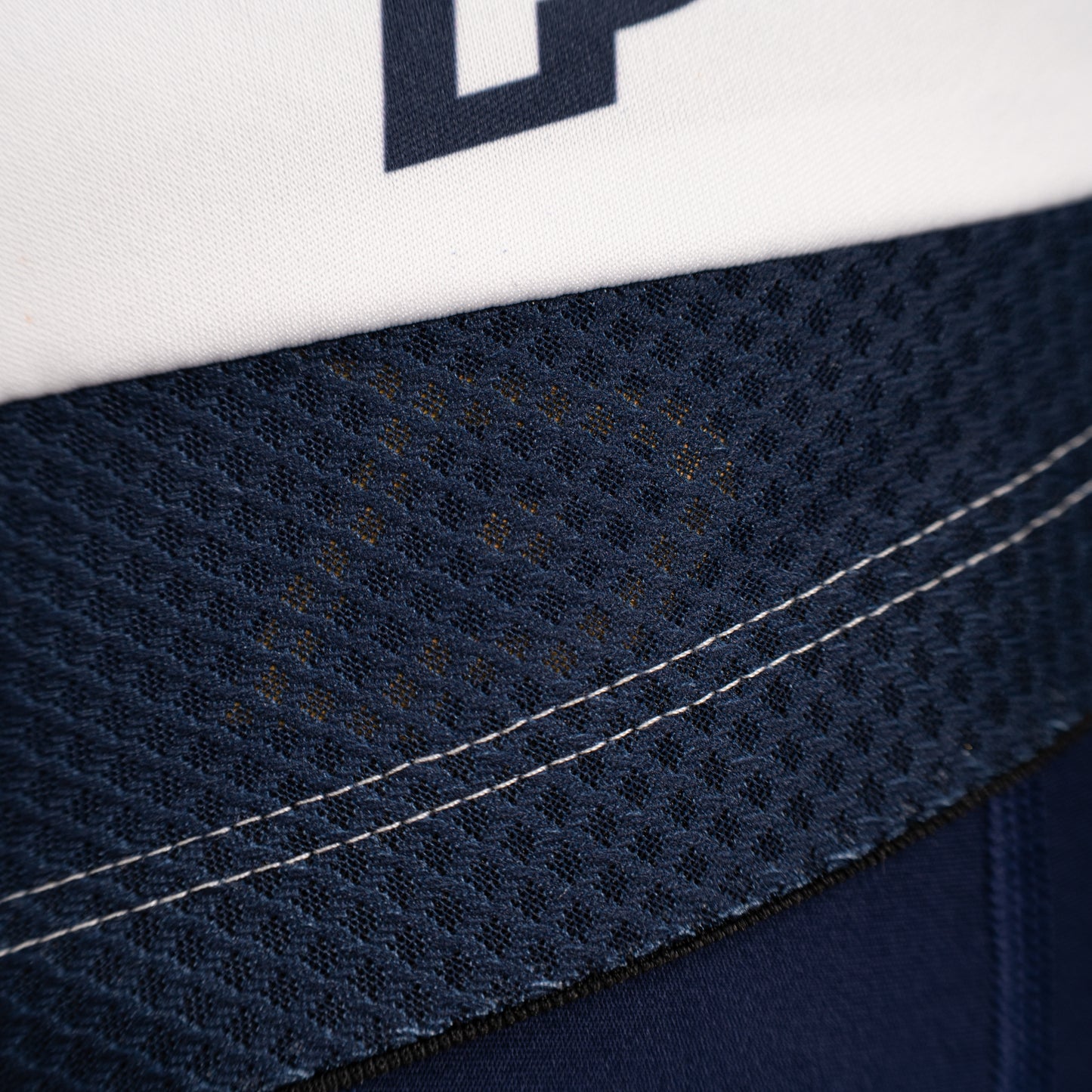 Koszulka z krótkim rękawem PROBIKESHOP Navy/White