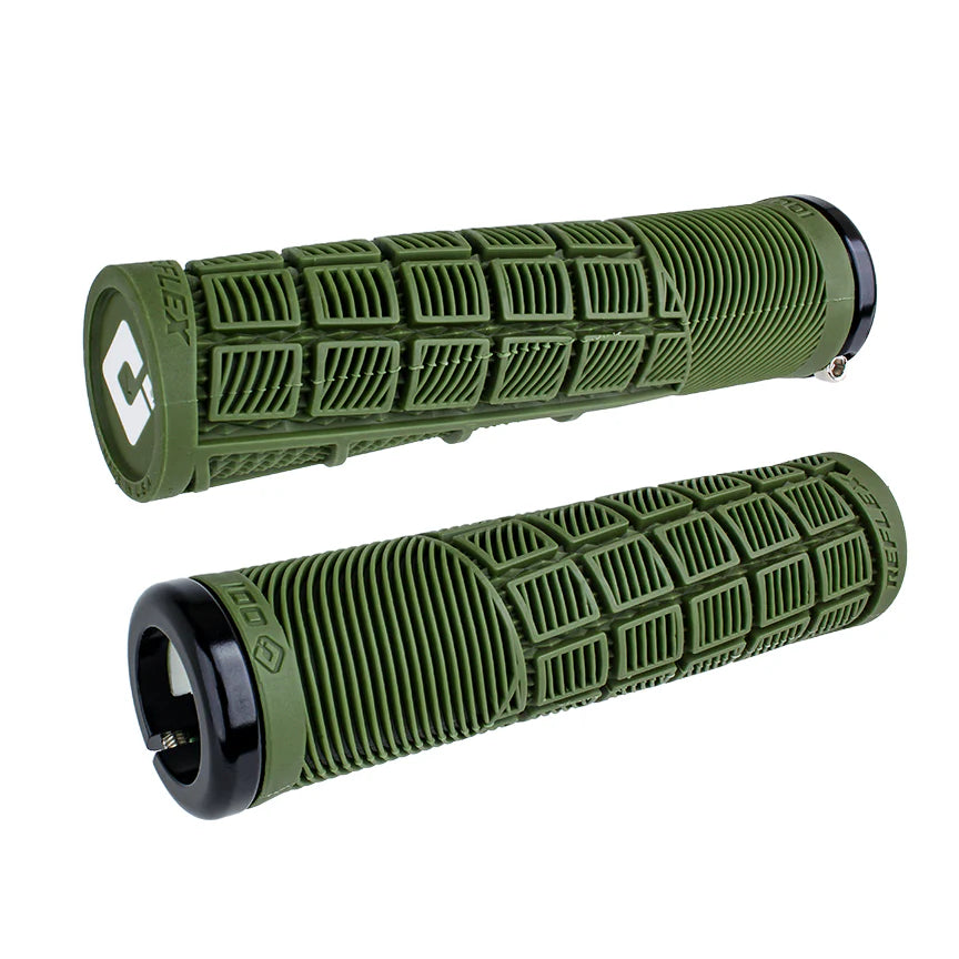 Chwyty ODI REFLEX V2.1 Lock-on 135 mm Olive