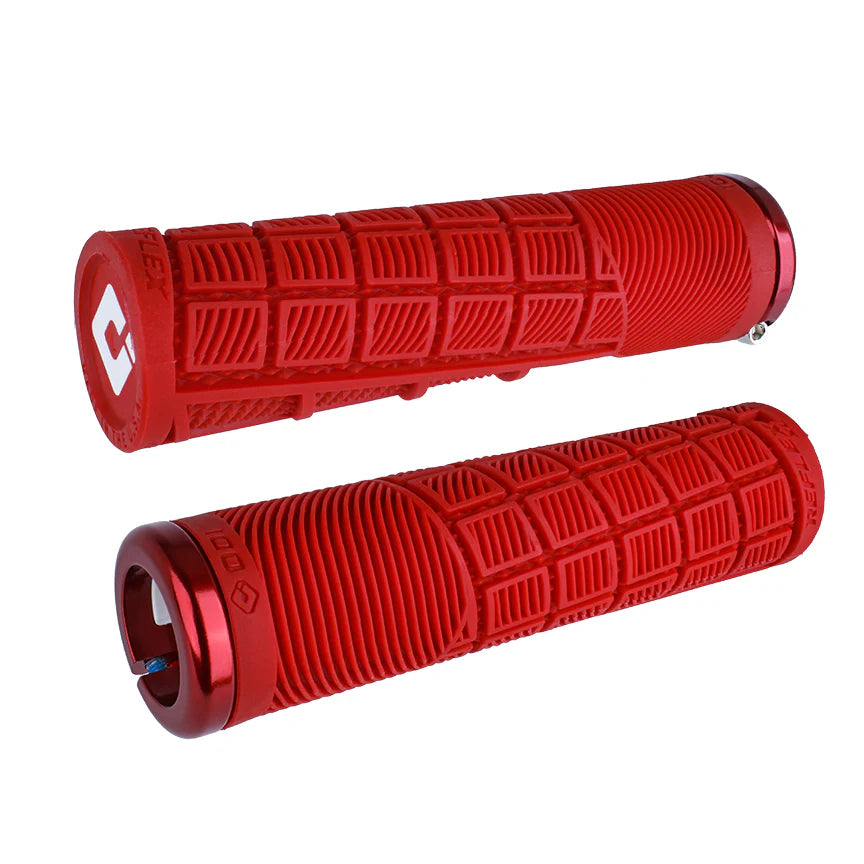 Gripy ODI REFLEX XL Lock-on 135 mm červené