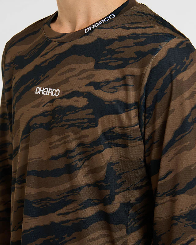 DHARCO GRAVITY RECON Långärmad Jersey Svart/Brun