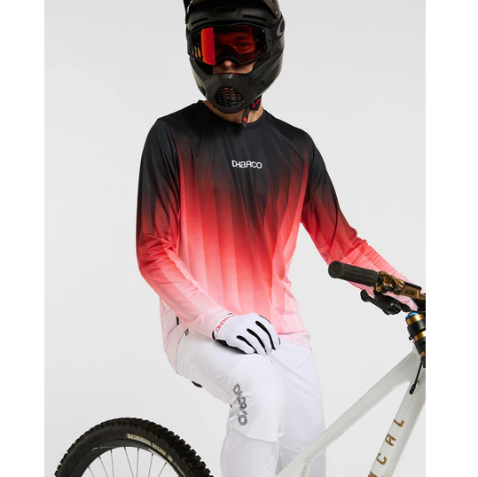 Koszulka z długim rękawem DHARCO RACE PRISM czerwona