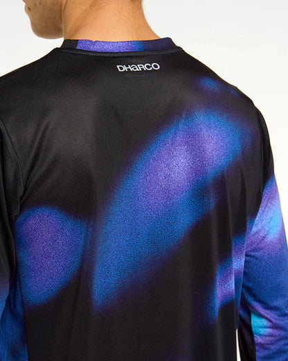 Maillot DHARCO RACE VORTEX Manches Longues Noir/Violet