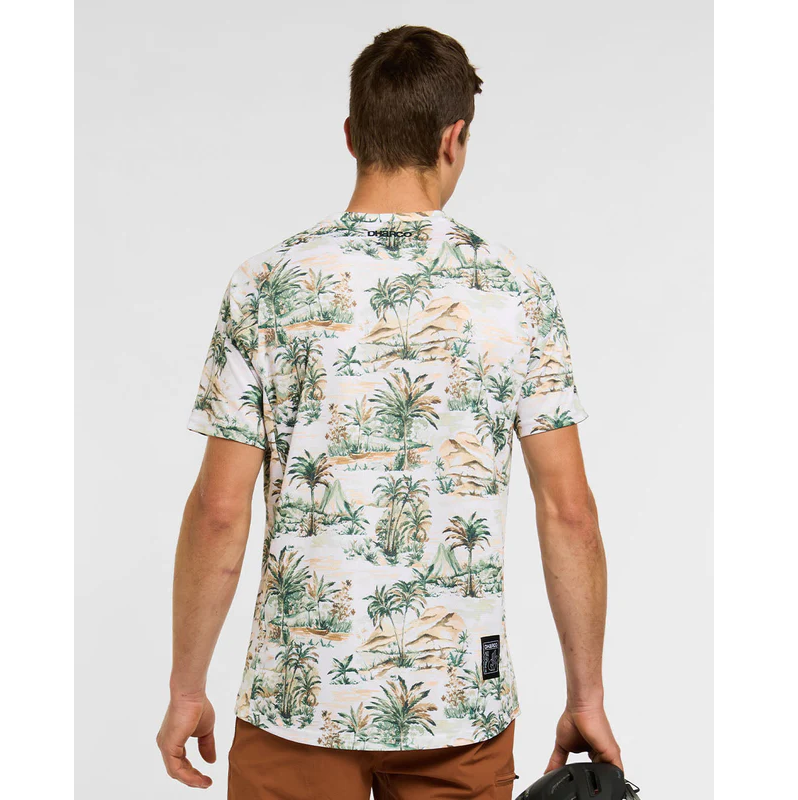 Koszulka z krótkim rękawem DHARCO LOST beżowy/zielony