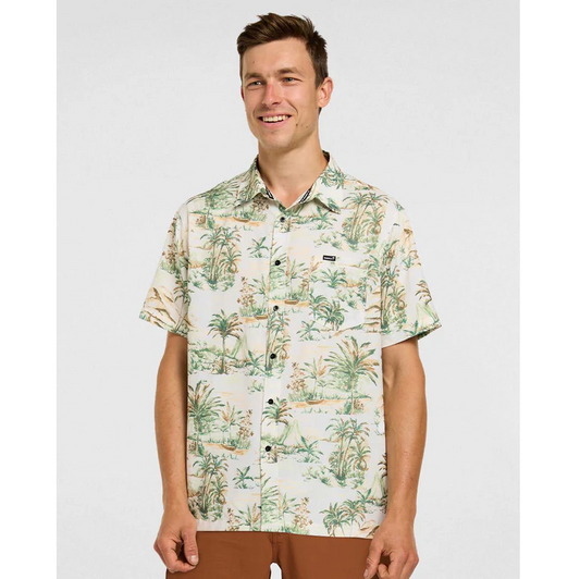 Technické tričko DHARCO TECH PARTY LOST Beige/Khaki