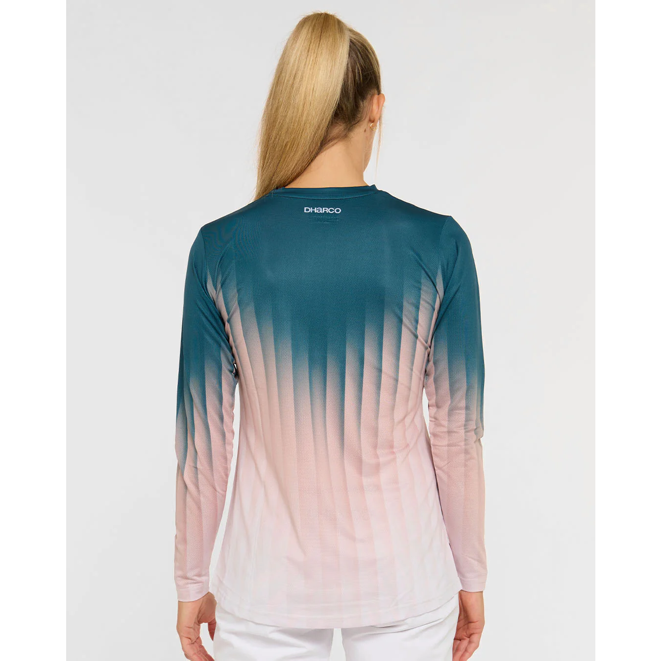 Dámský dres DHARCO RACE DUSTY PRISM s dlouhým rukávem Black/Pink