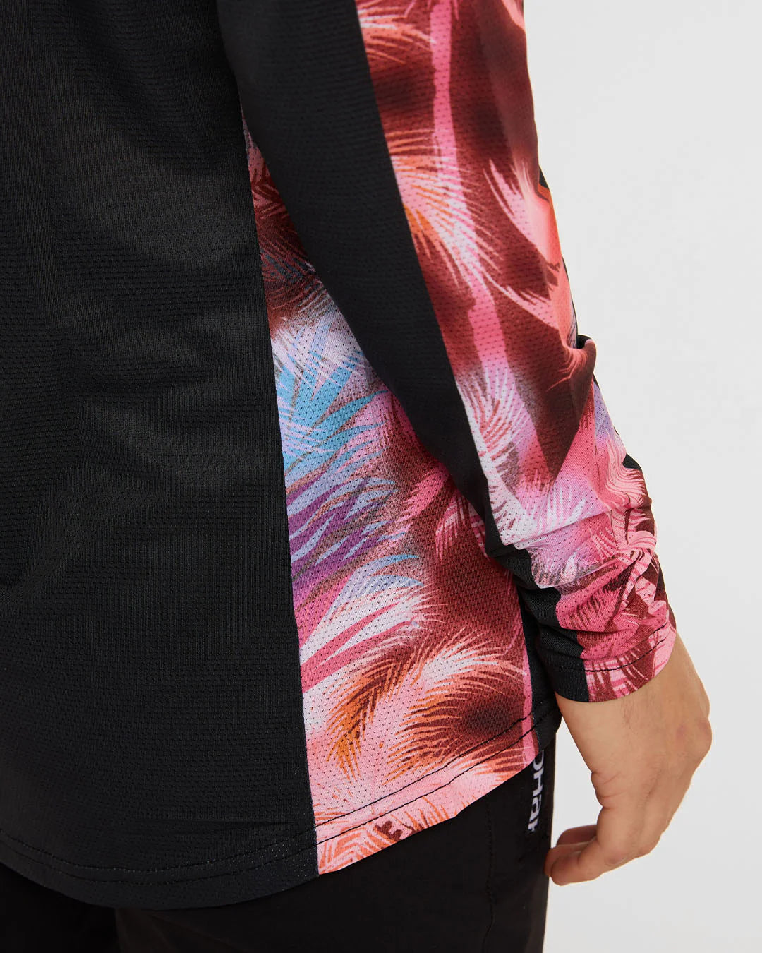 Dámský dres DHARCO RACE NEBULA s dlouhým rukávem Black/Pink