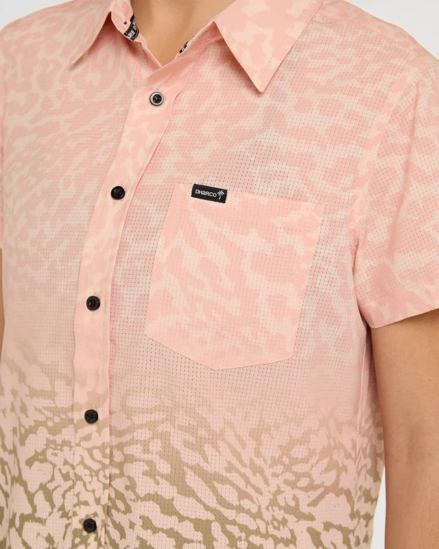 Damska koszula z krótkim rękawem DHARCO TECH PARTY PRISCILLA beżowa