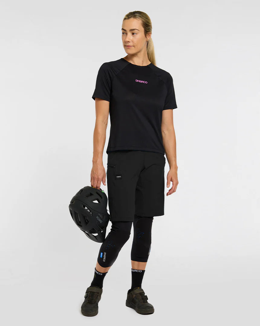 Damskie spodenki DHARCO TRAIL Shorts Black