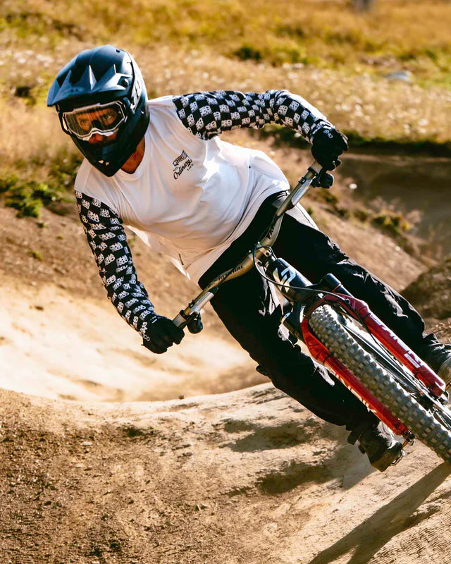 DHARCO GRAVITY OFFSET Långärmad tröja Vit/Svart