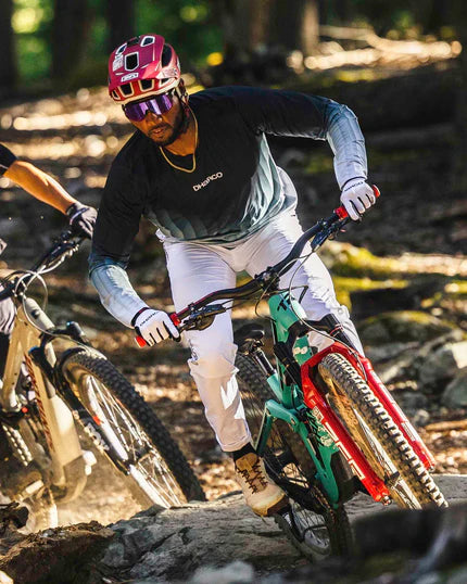 DHARCO RACE MIDNIGHT PRISM Langærmet Jersey Grøn