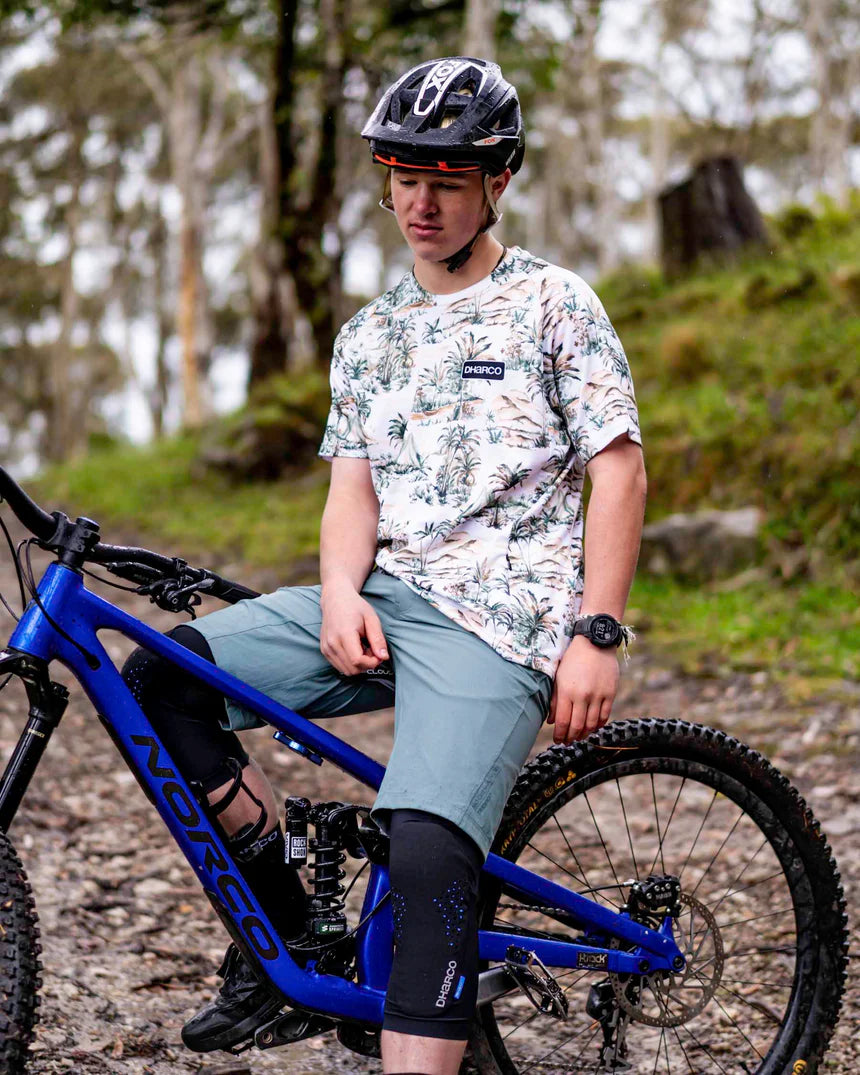 Koszulka z krótkim rękawem DHARCO LOST beżowy/zielony