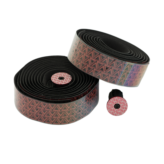 Závěsná páska DEDA LOOP + END-PLUG černá/červená