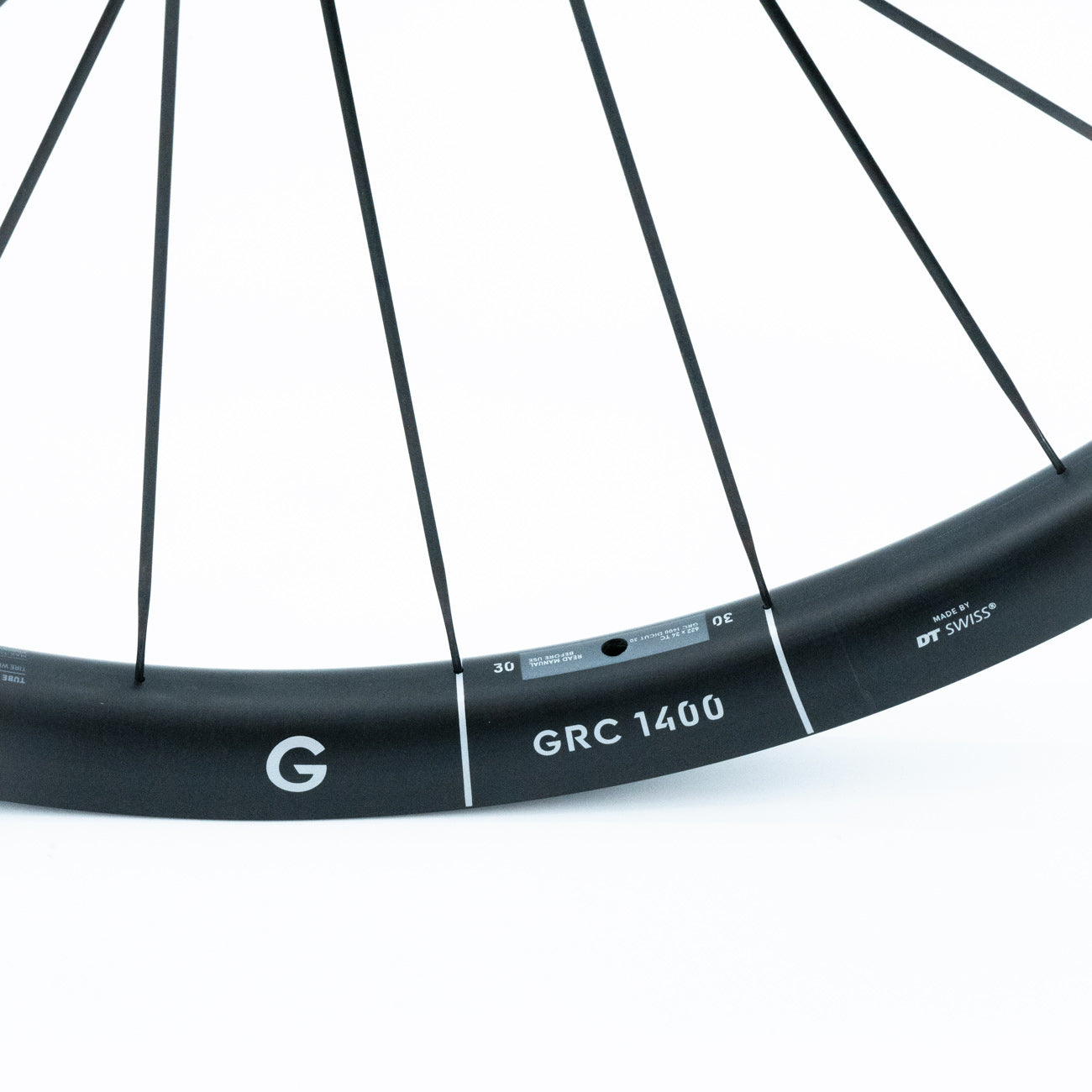 Paire de Roues DT SWISS GRC 1400 SPLINE 30 CARBON DISC 700c (Centerlock)