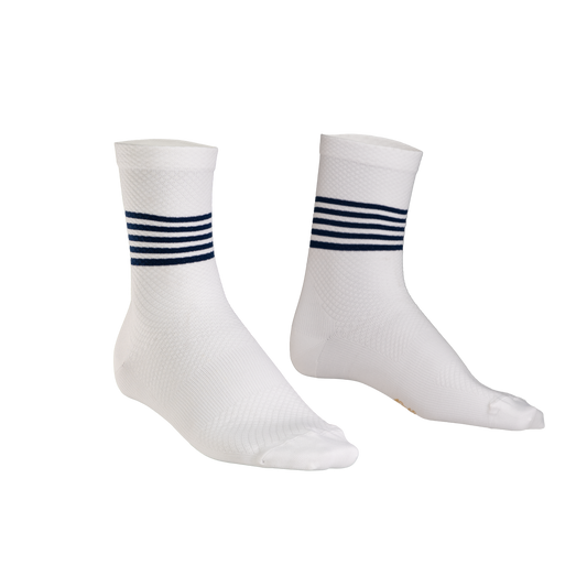 Chaussettes PROBIKESHOP MARINIERE Blanc/Bleu