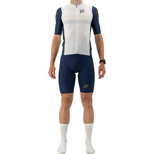 PROBIKESHOP Kortärmad Jersey Marin/Vit