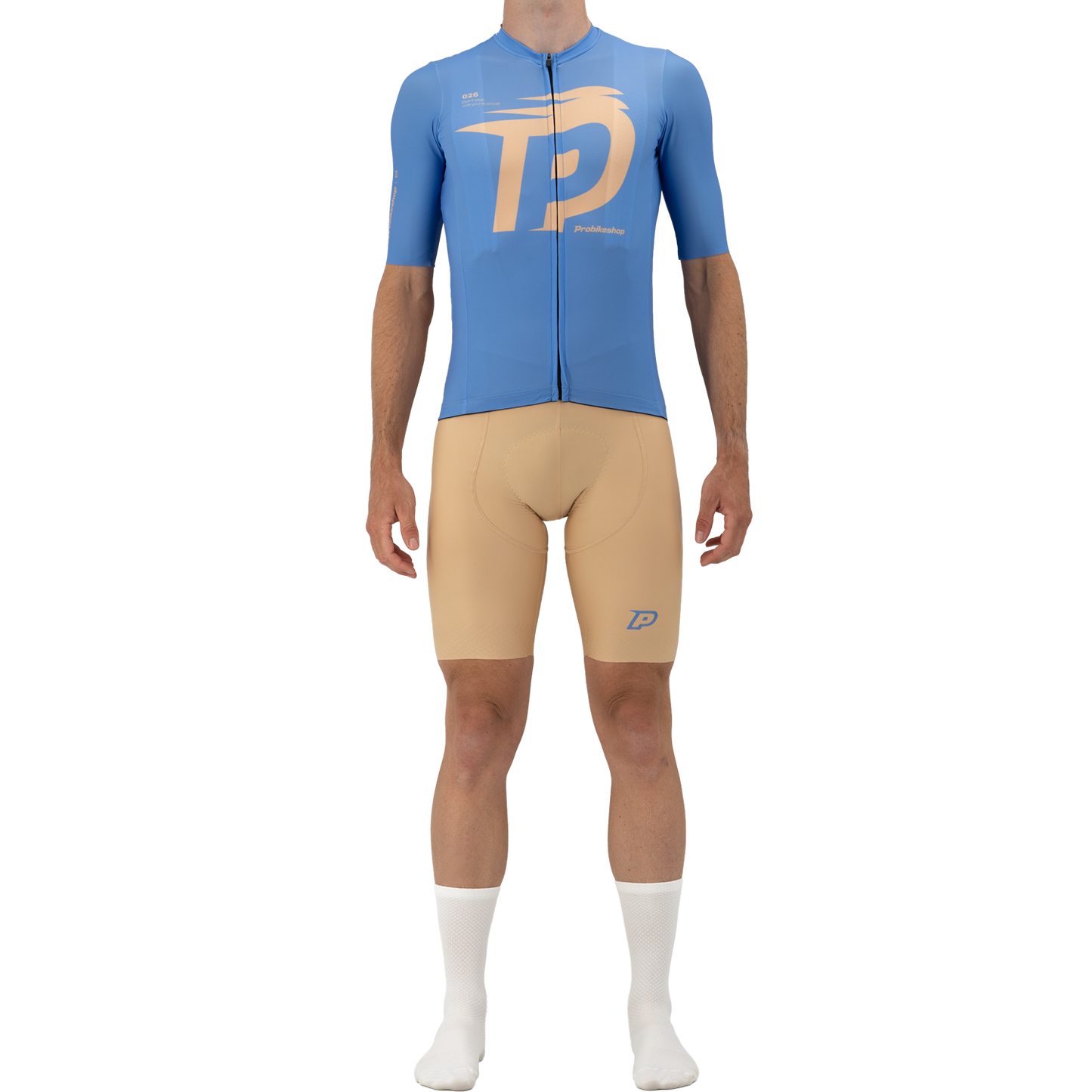 Koszulka z krótkim rękawem PROBIKESHOP Blue/Lilac